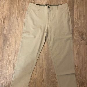 NWT Linksoul Chino Boardwalker Golf Pant Khaki 33x34